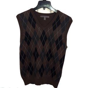 Old Navy Diamond Pattern Sweater Vest 